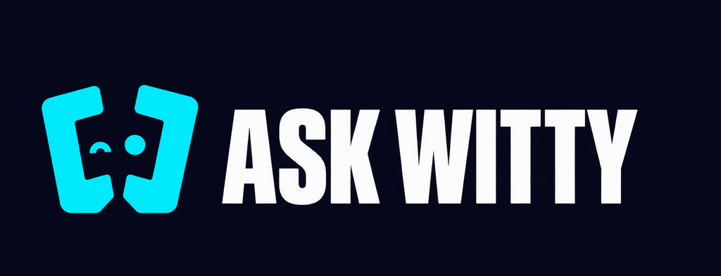 Ask Witty horizontal logo