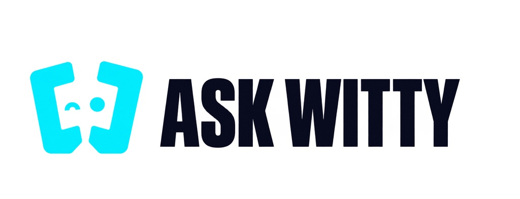 Ask Witty horizontal logo