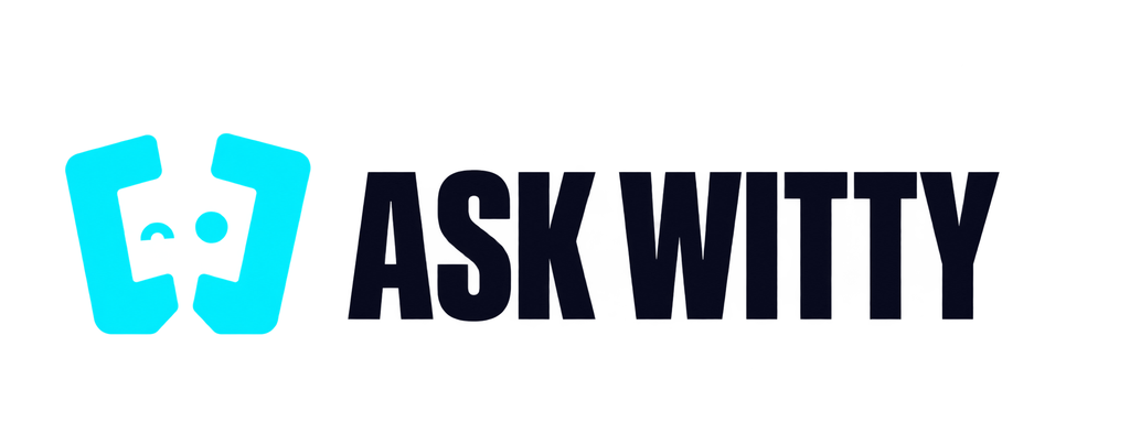 Ask Witty horizontal logo
