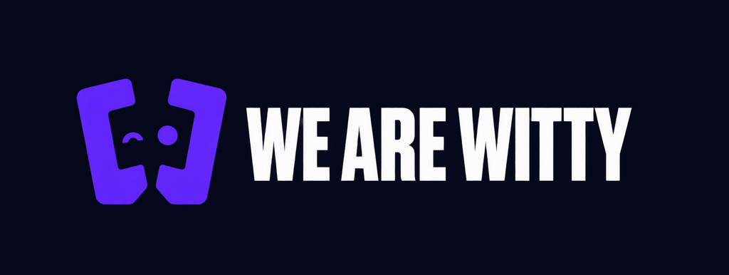 We Are Witty horizontal logo
