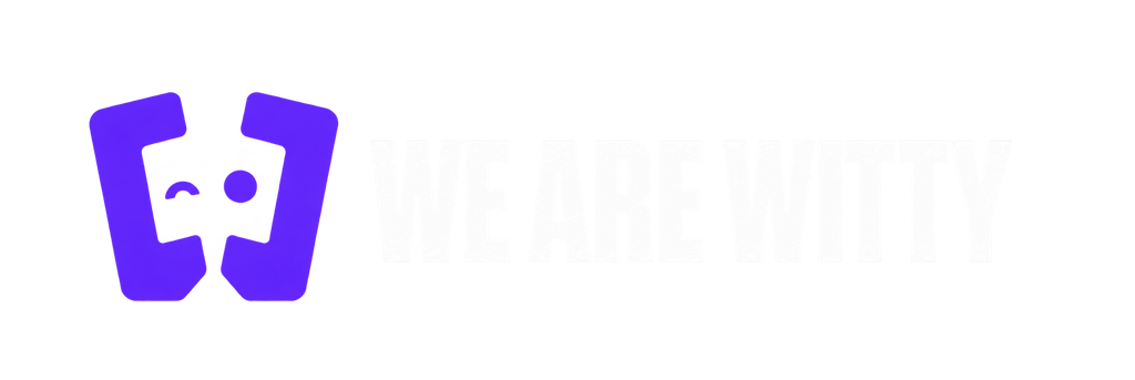 We Are Witty horizontal logo