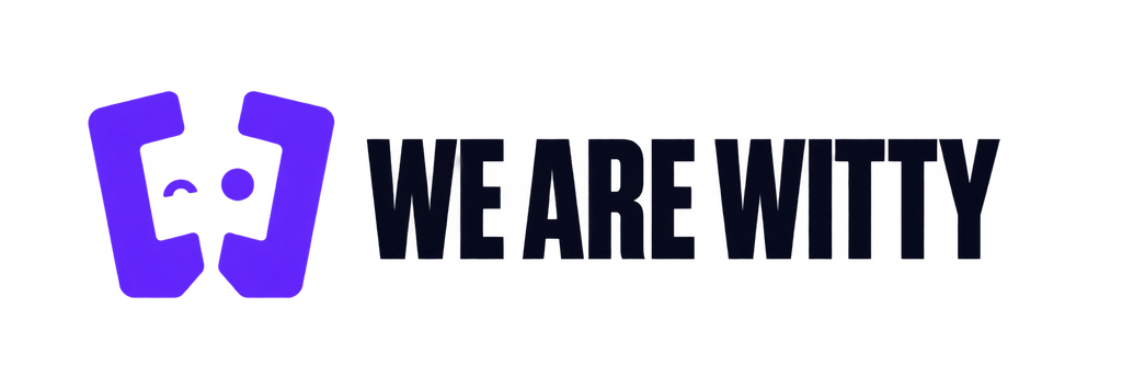 We Are Witty horizontal logo