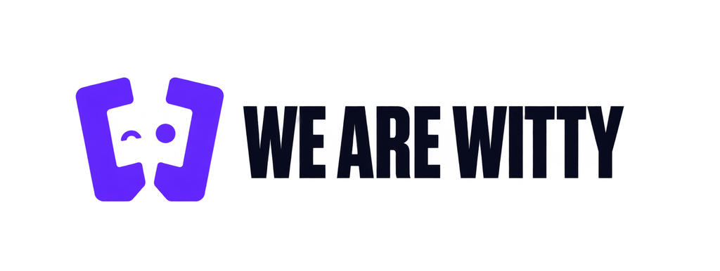 We Are Witty horizontal logo